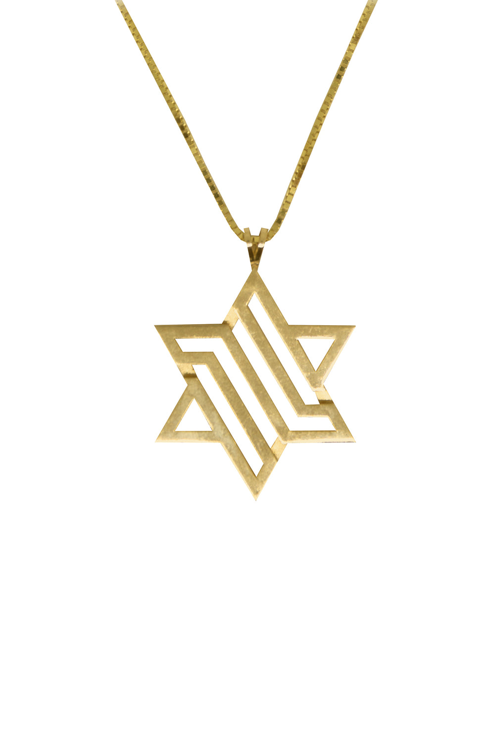 Big Star of David in Gold