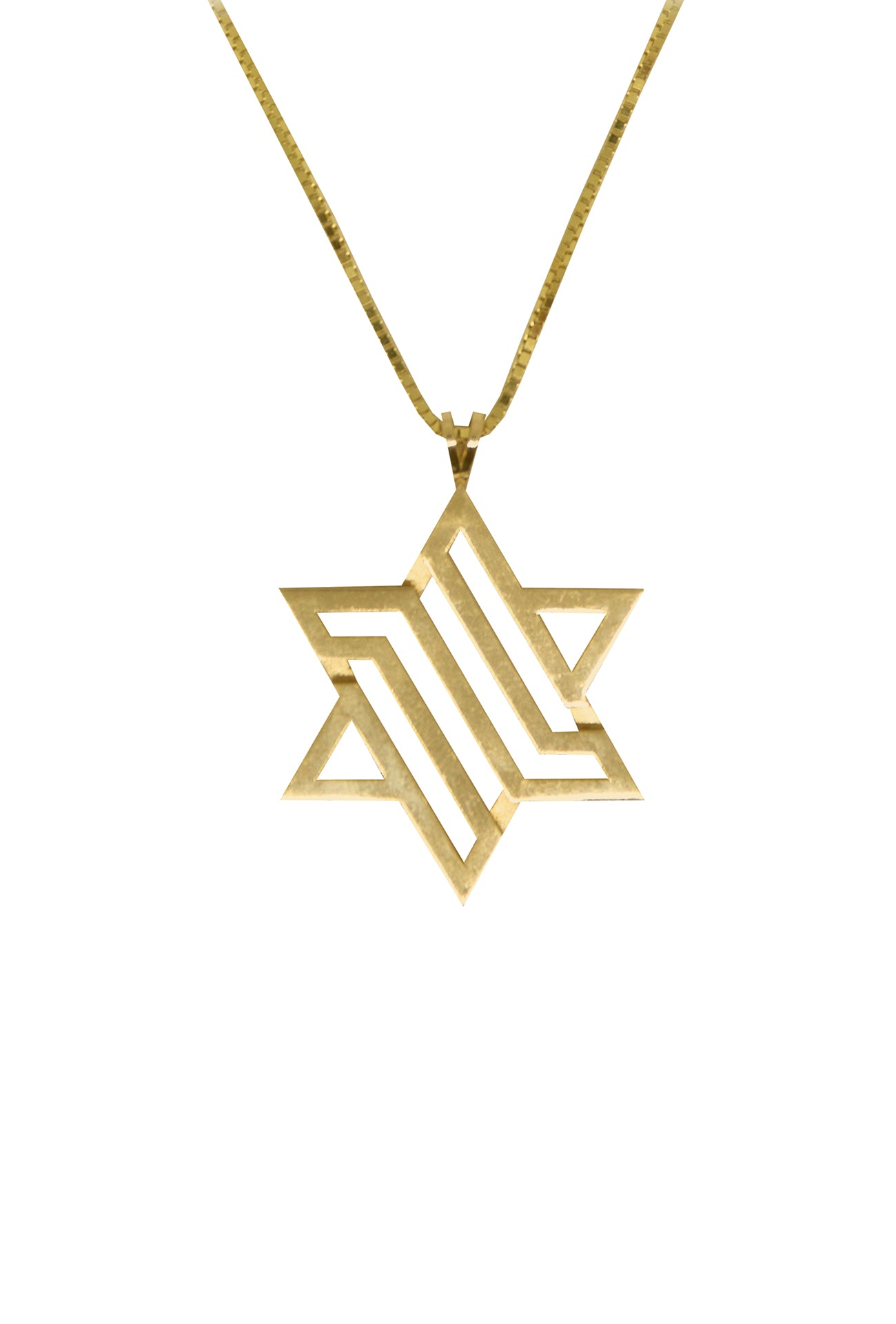 Big Star of David in Gold