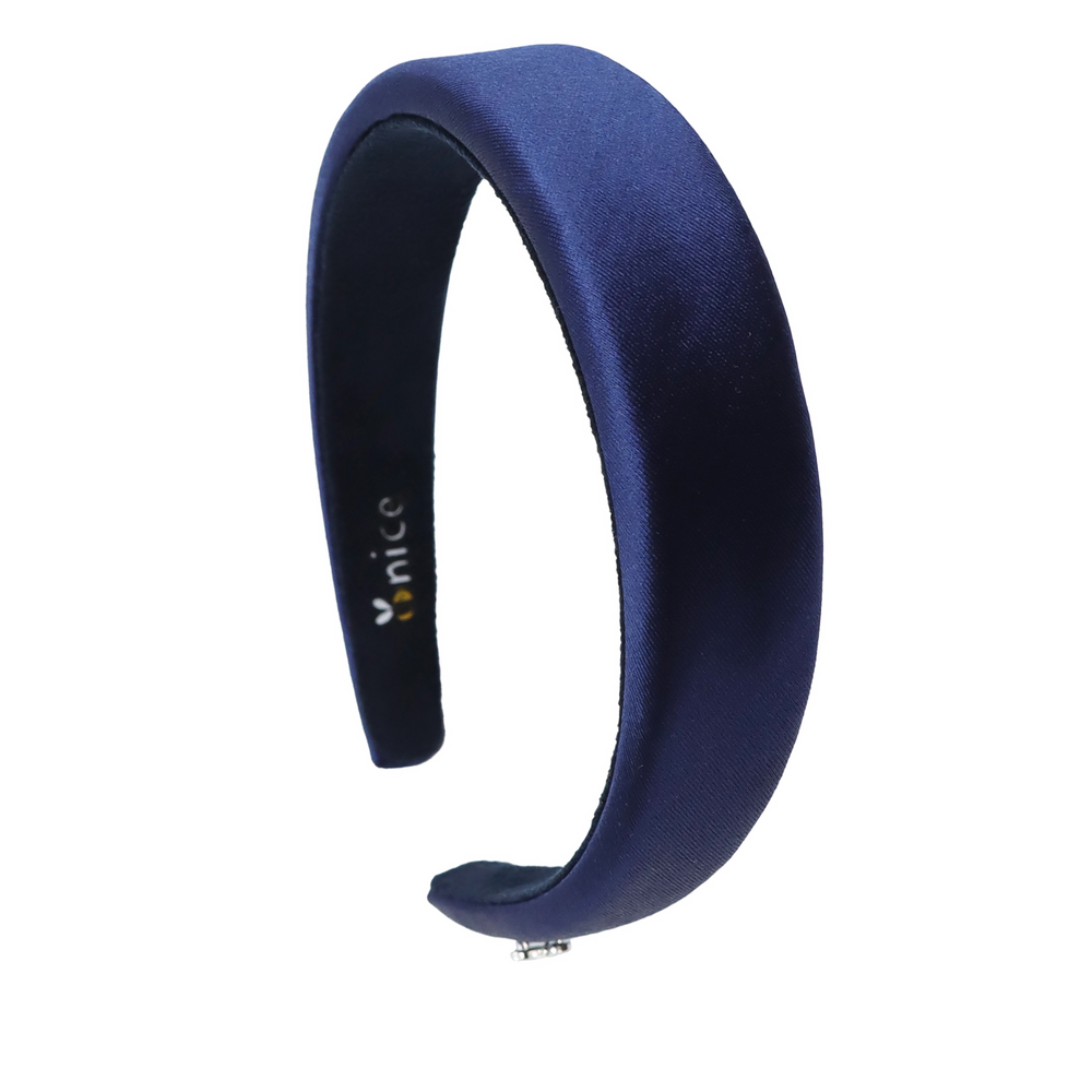 Bee Nice Padded Headband in Deep Navy