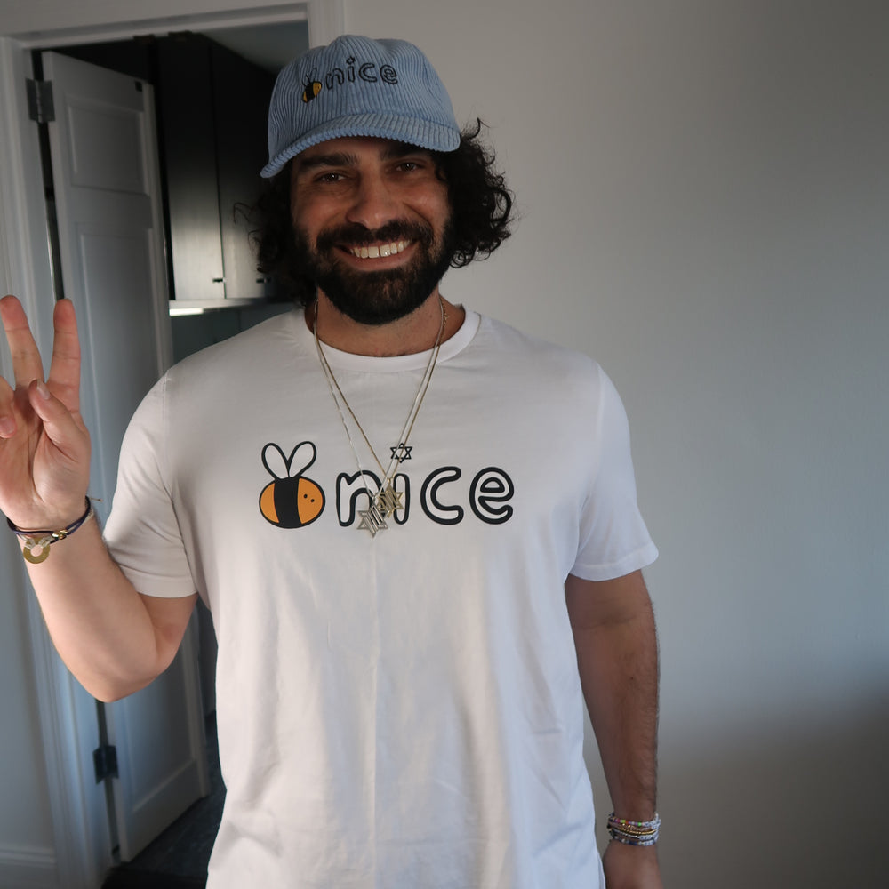 Bee Nice Logo Tee in Schmear