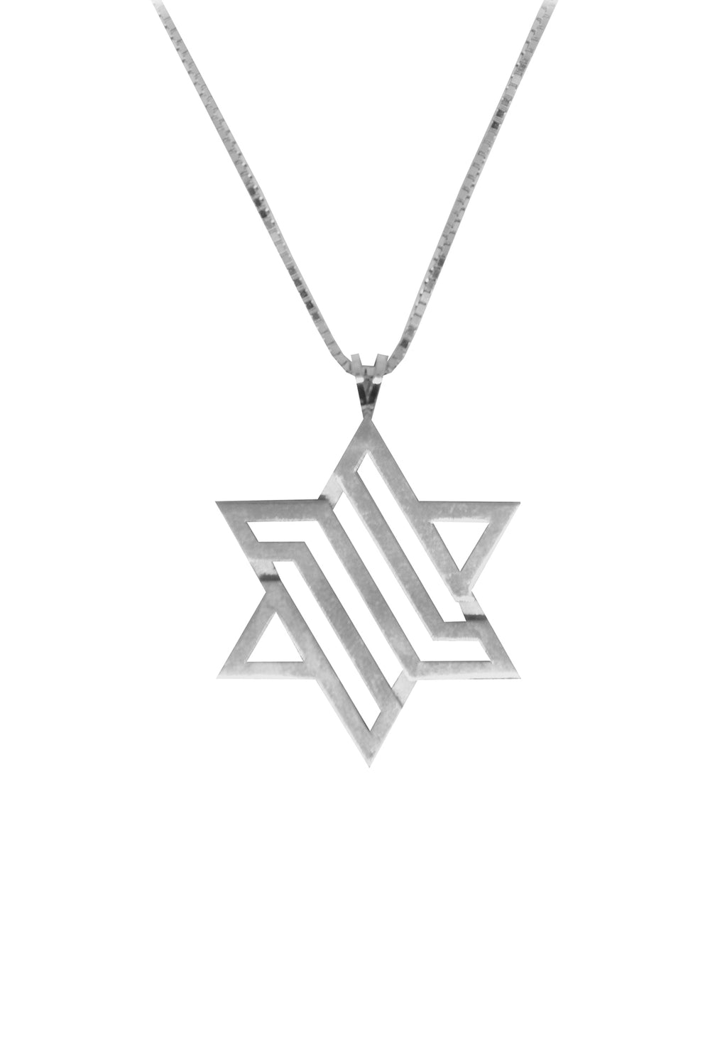 Big Star of David in Silver