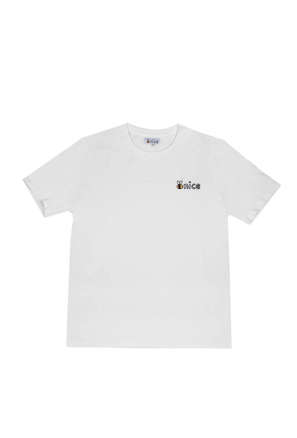 Bee Nice Embroidered Logo Tee in Schmear