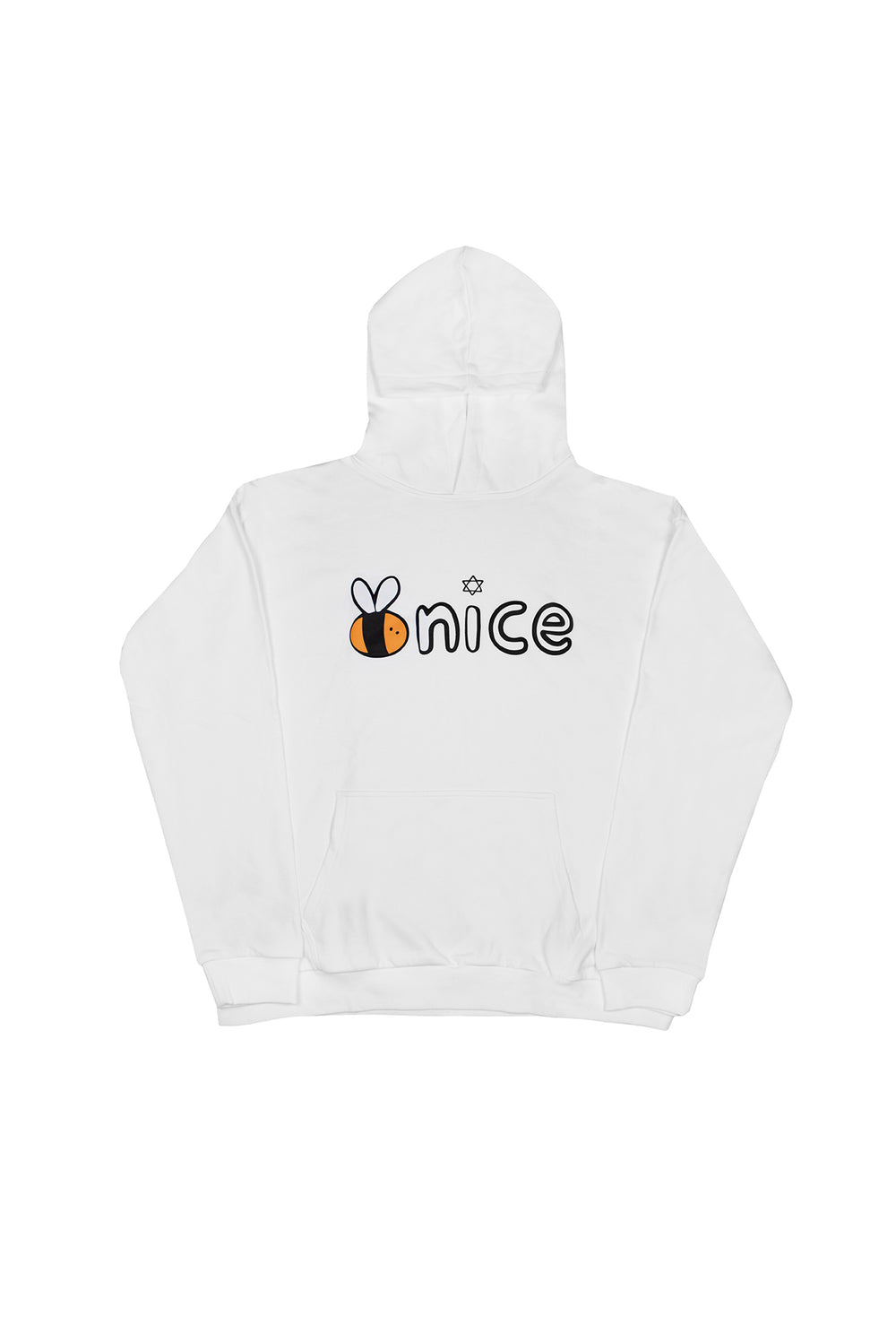 Bee Nice Puff Print Hoodie in Schmear