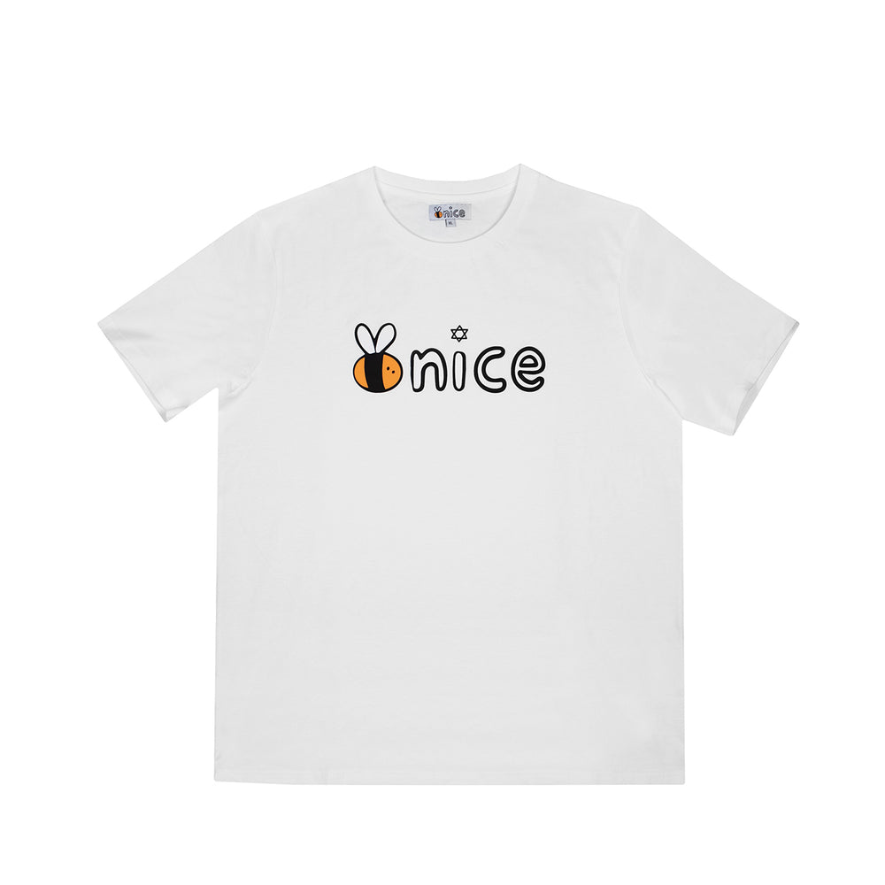 Bee Nice Logo Tee in Schmear