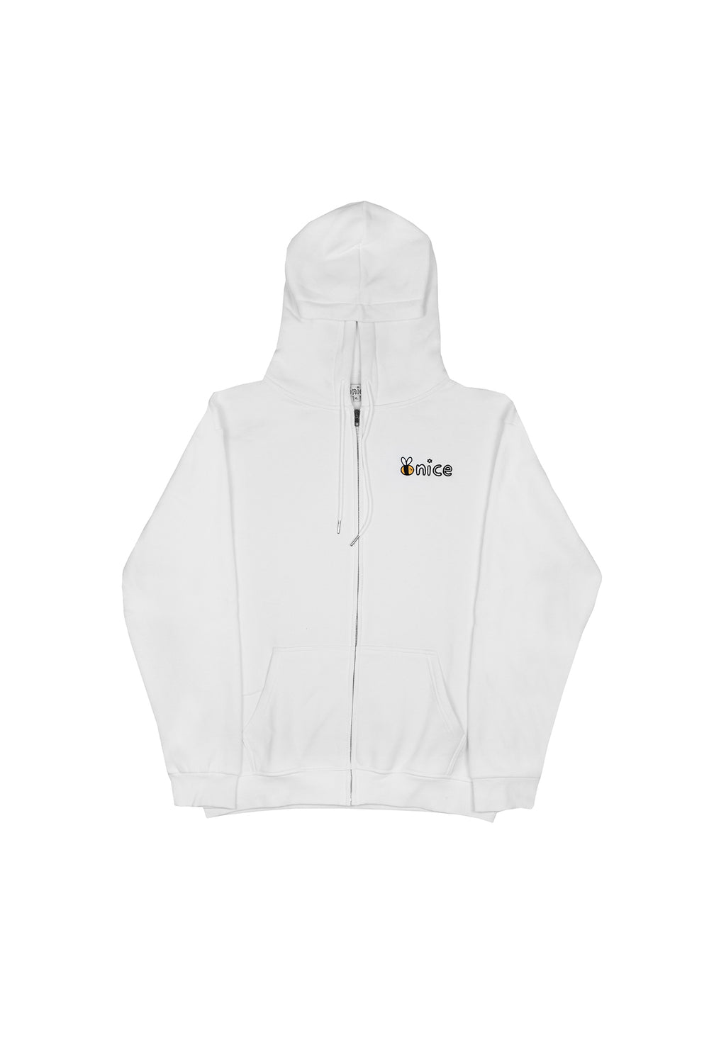 Bee Nice Embroidered Zip Up in Schmear