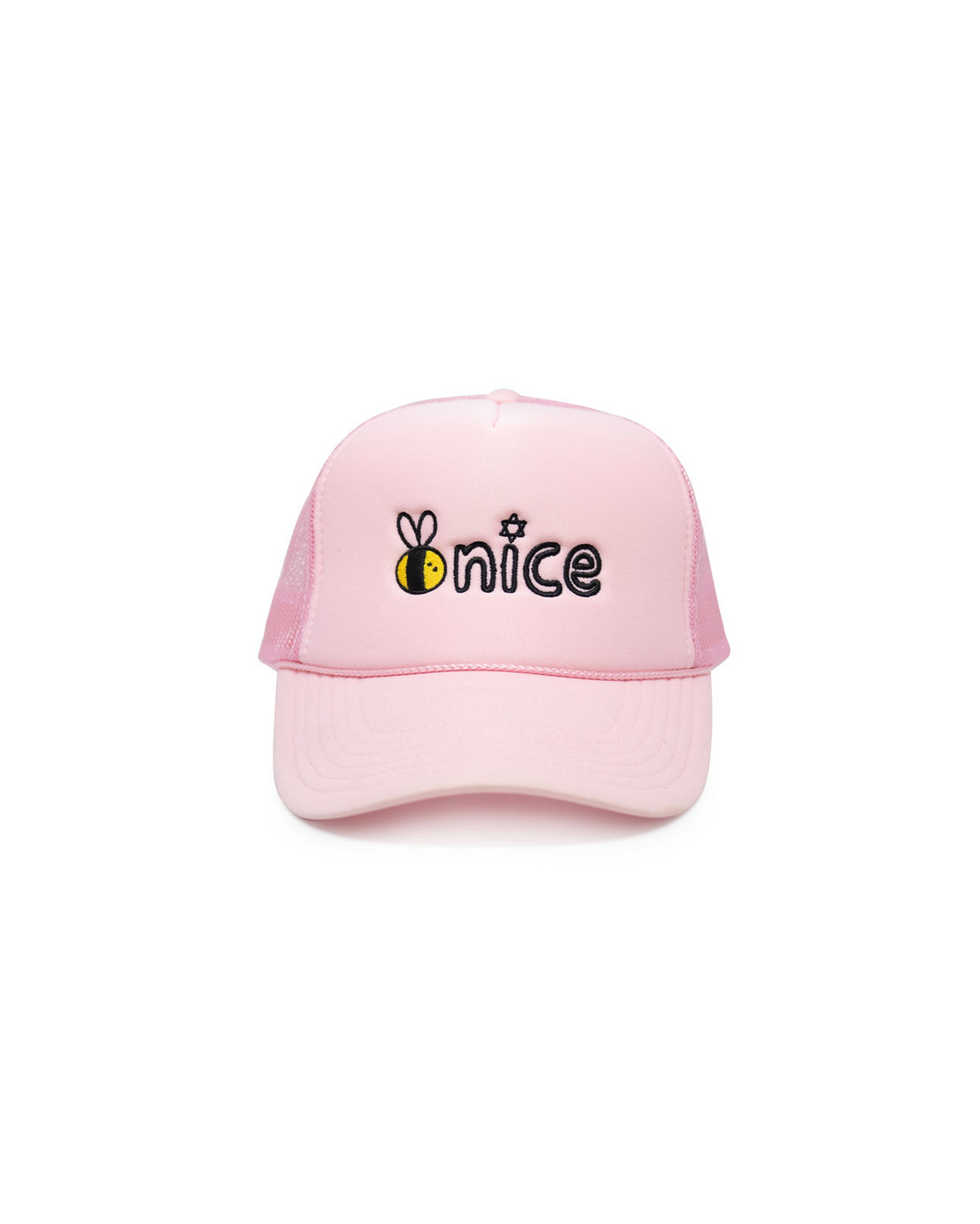 Trucker Hat in Baby Pink